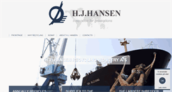 Desktop Screenshot of hjhansen.com