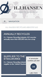 Mobile Screenshot of hjhansen.com
